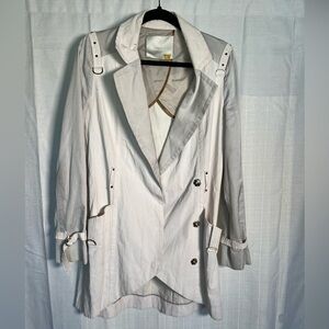 Leifsdottir Women Linen‎ Blend Coat Jacket- 4
